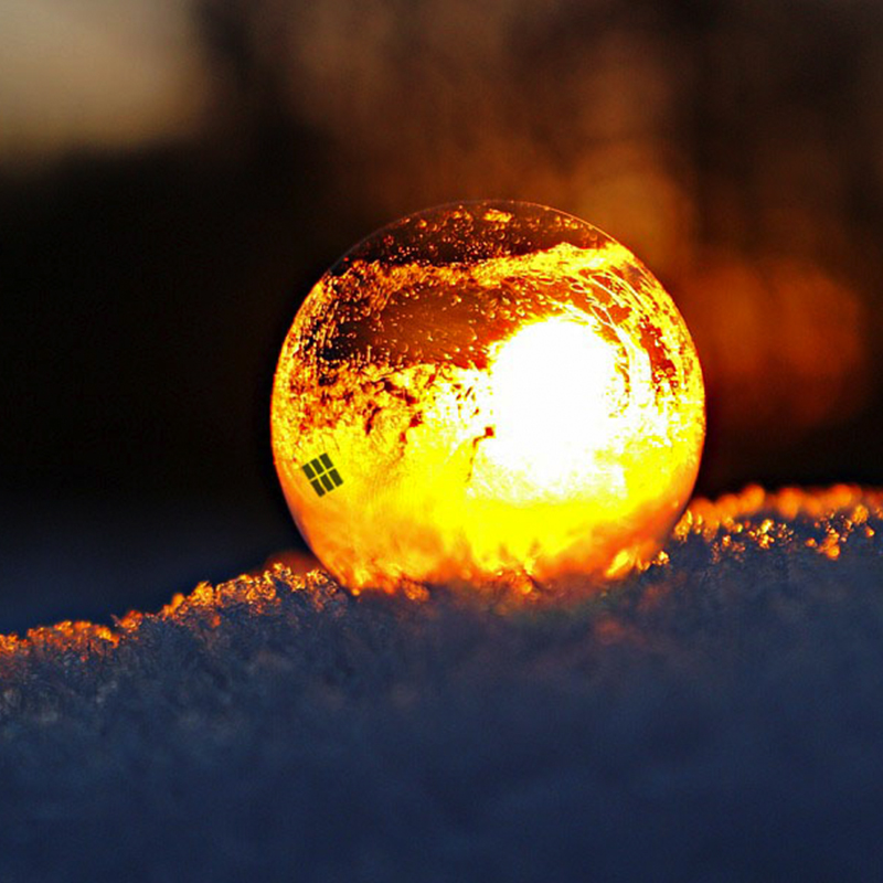 Ultrathin Solar Cells Are Light Enough to Sit On a Soap Bubble