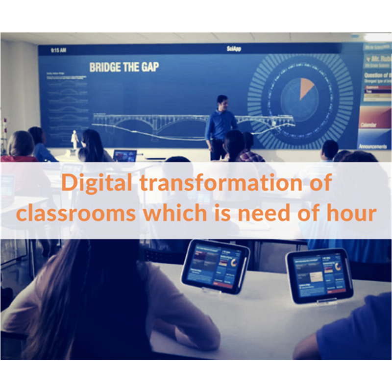 Digital Transformation Of Classrooms Is Need Of Hour