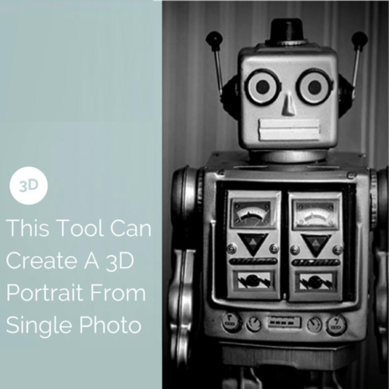 This Tool Can Create A 3D Portrait From A Single Photo