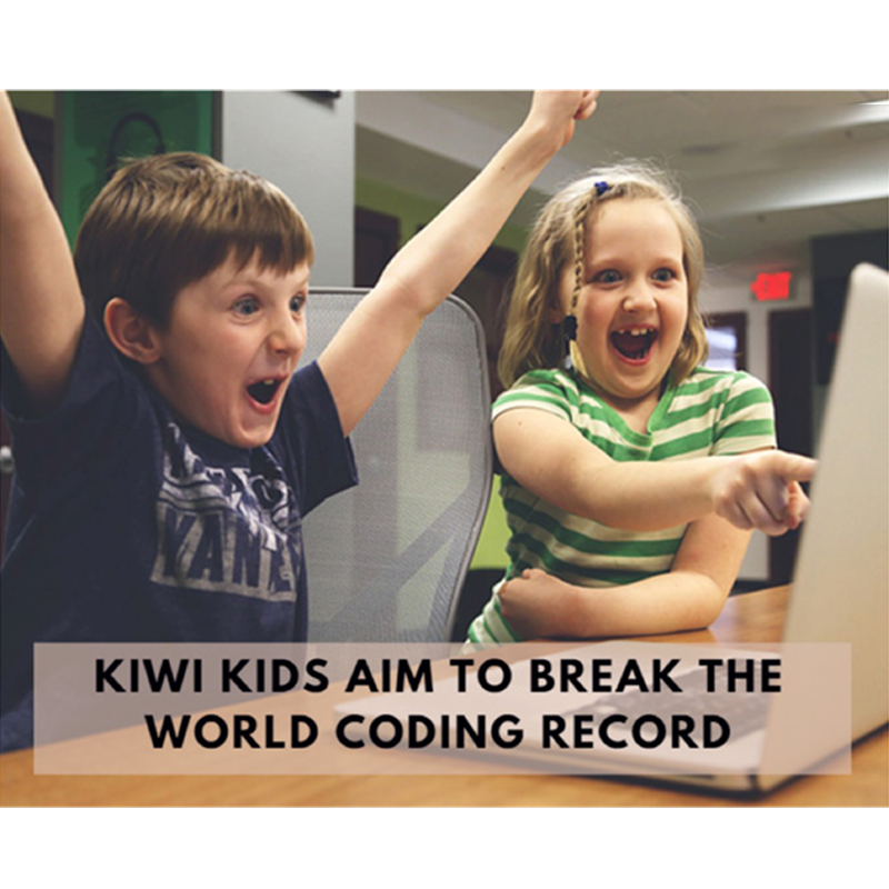 Kiwi Kids Aim To Break The World Coding Record