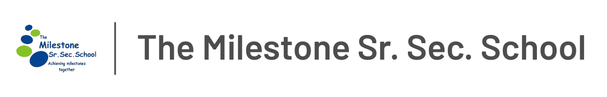 The Milestone Sr Sec School Logo